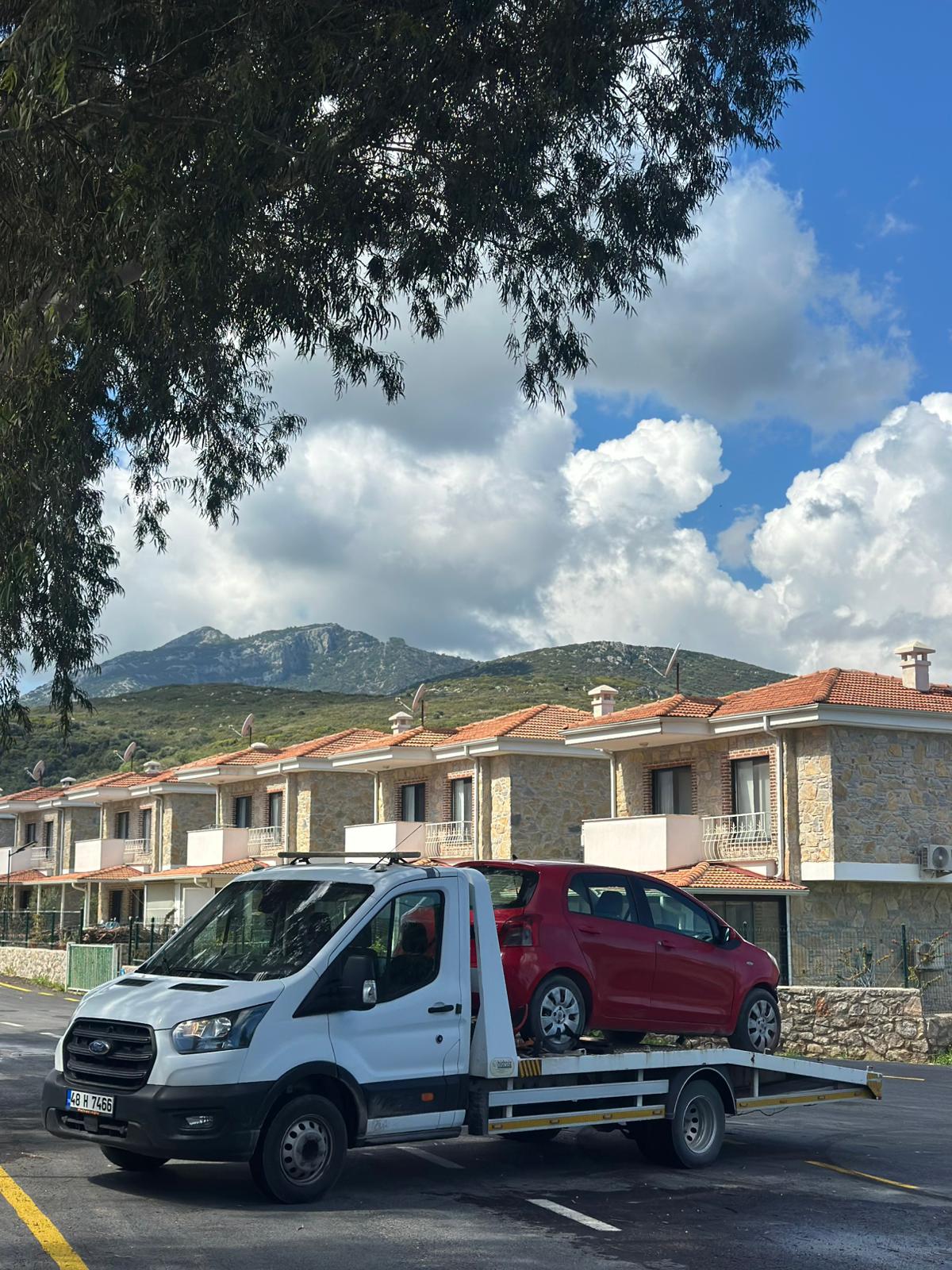 Datça çekici ile yapılan örnek iş 3