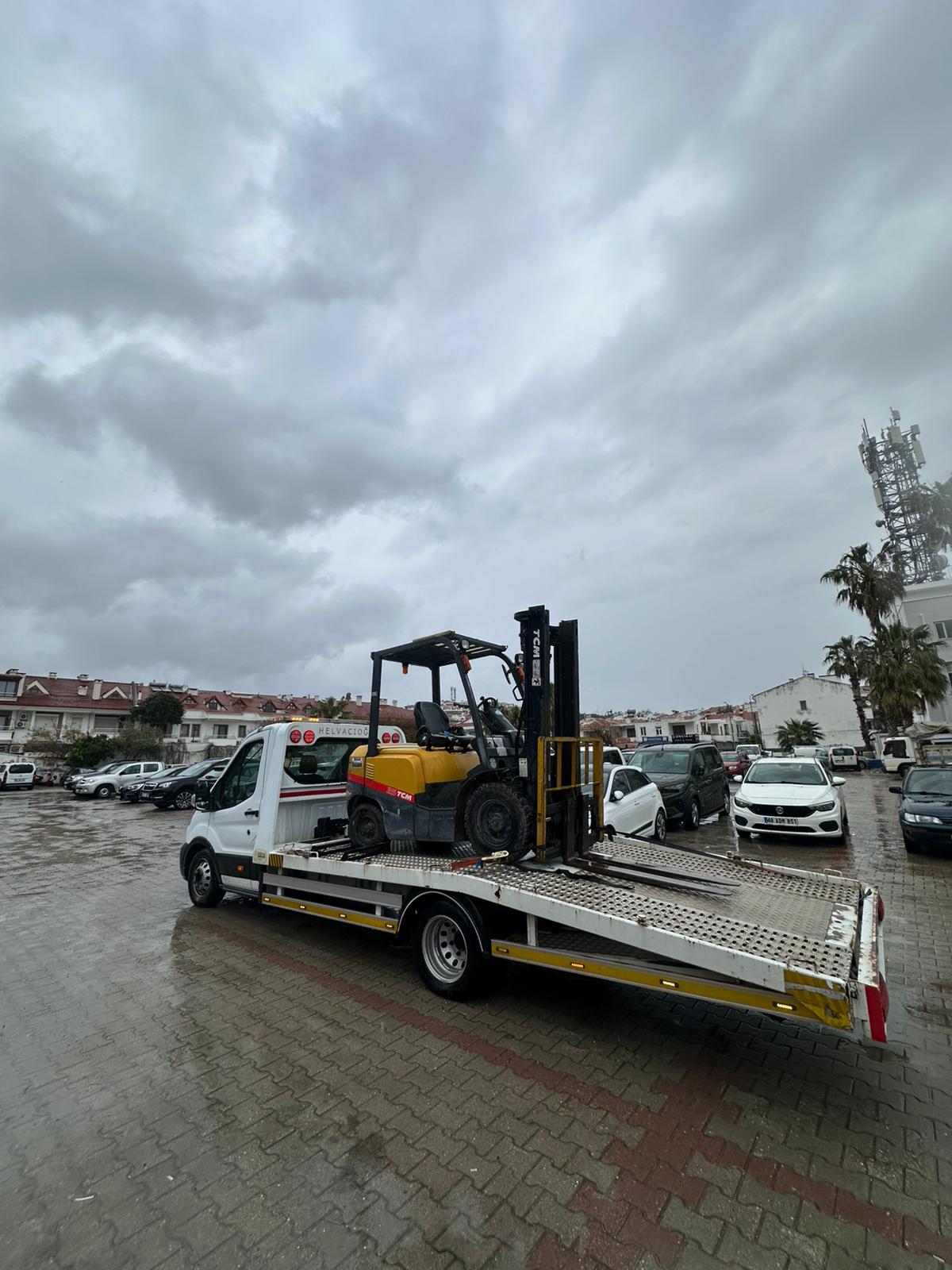 Datça çekici ile yapılan örnek iş 4