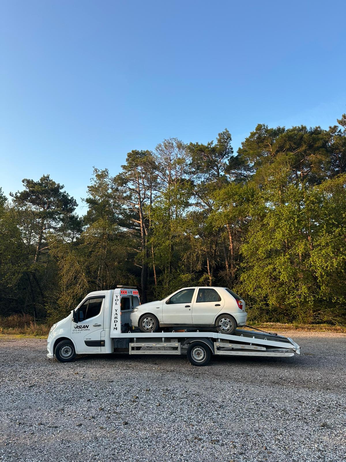 Datça çekici ile yapılan örnek iş 6