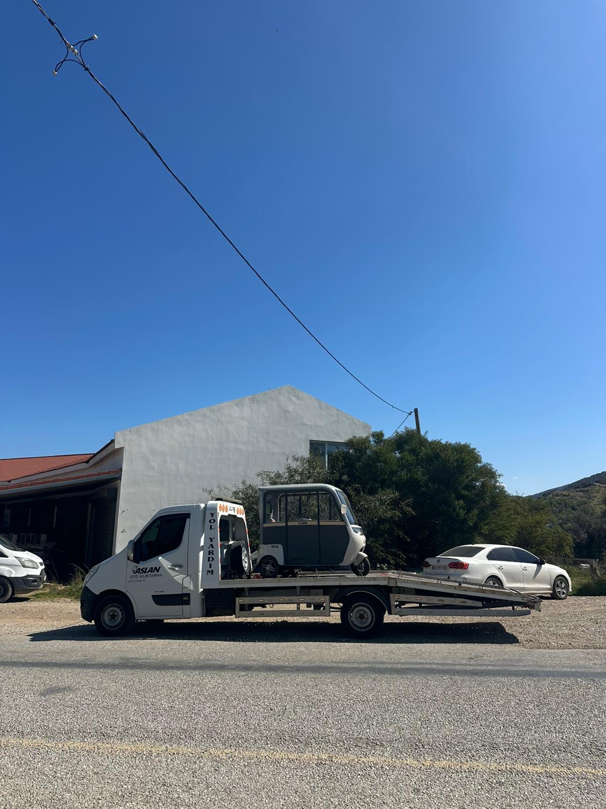 Datça çekici ile yapılan örnek iş 7